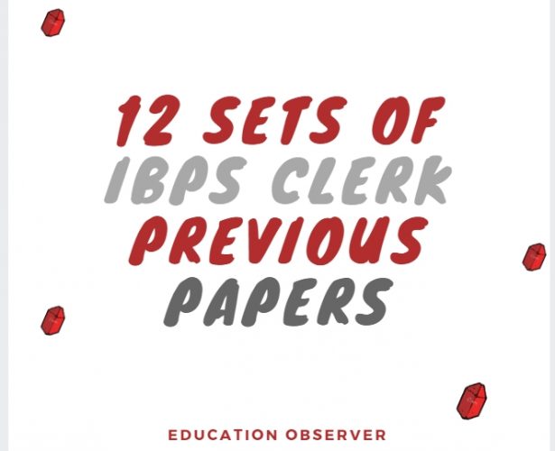IBPS Clerk Previous question papers