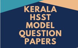 HSST Model Question papers