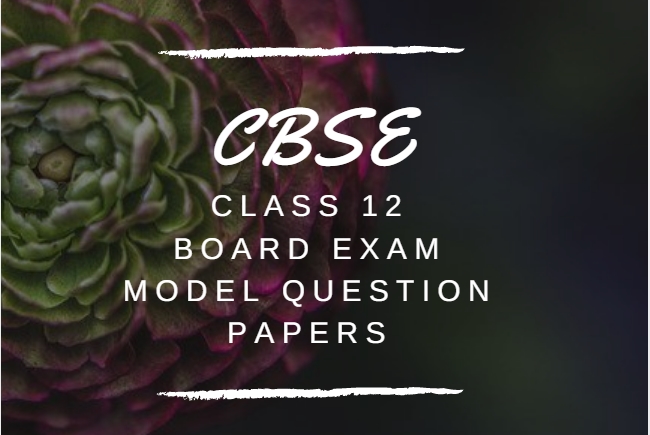 CBSE Plus Two All subject model papers