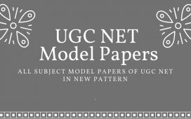 New pattern model papers for UGC NET