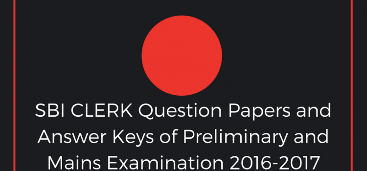 SBI Clerk 2016-2017 solved paper