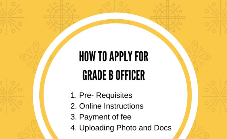 How to apply for Grade B officer