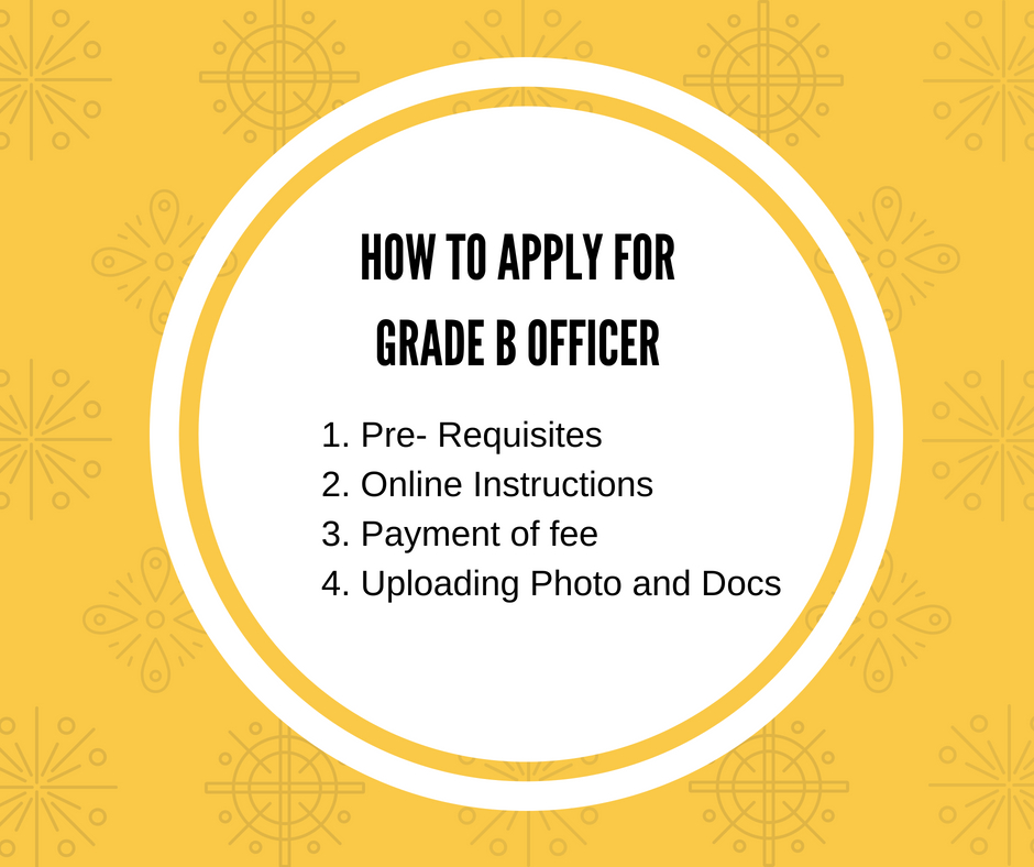 How to apply for Grade B officer