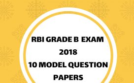 RBI Grade B 2018- Model question papers