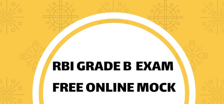 rbi grade b online mock tests