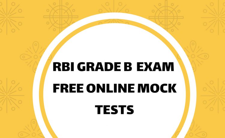 rbi grade b online mock tests