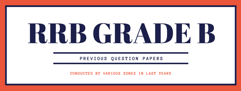 RRB Grade B Previous question papers and key