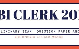 SBI Clerk prelims 2018 question and key