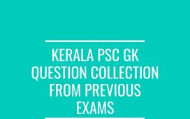 KPSC GK Question collection