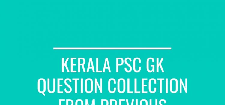 KPSC GK Question collection