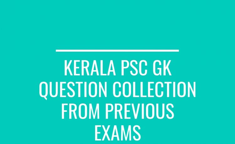 KPSC GK Question collection