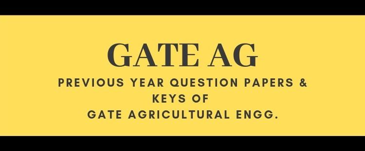 GATE AG Previous papers and keys