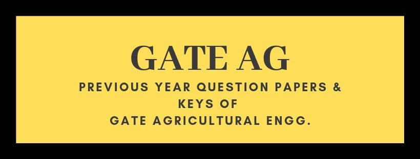 GATE AG Previous papers and keys