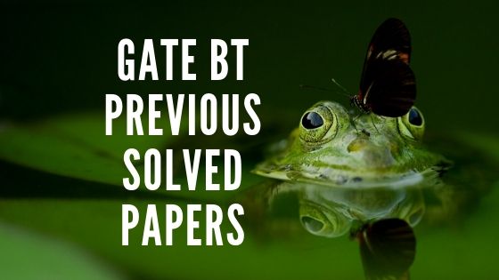 GATE BT Previous solved papers