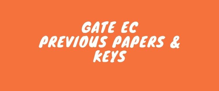 GATE EC Last year solved papers