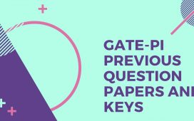 GATE PI Old Question papers and keys