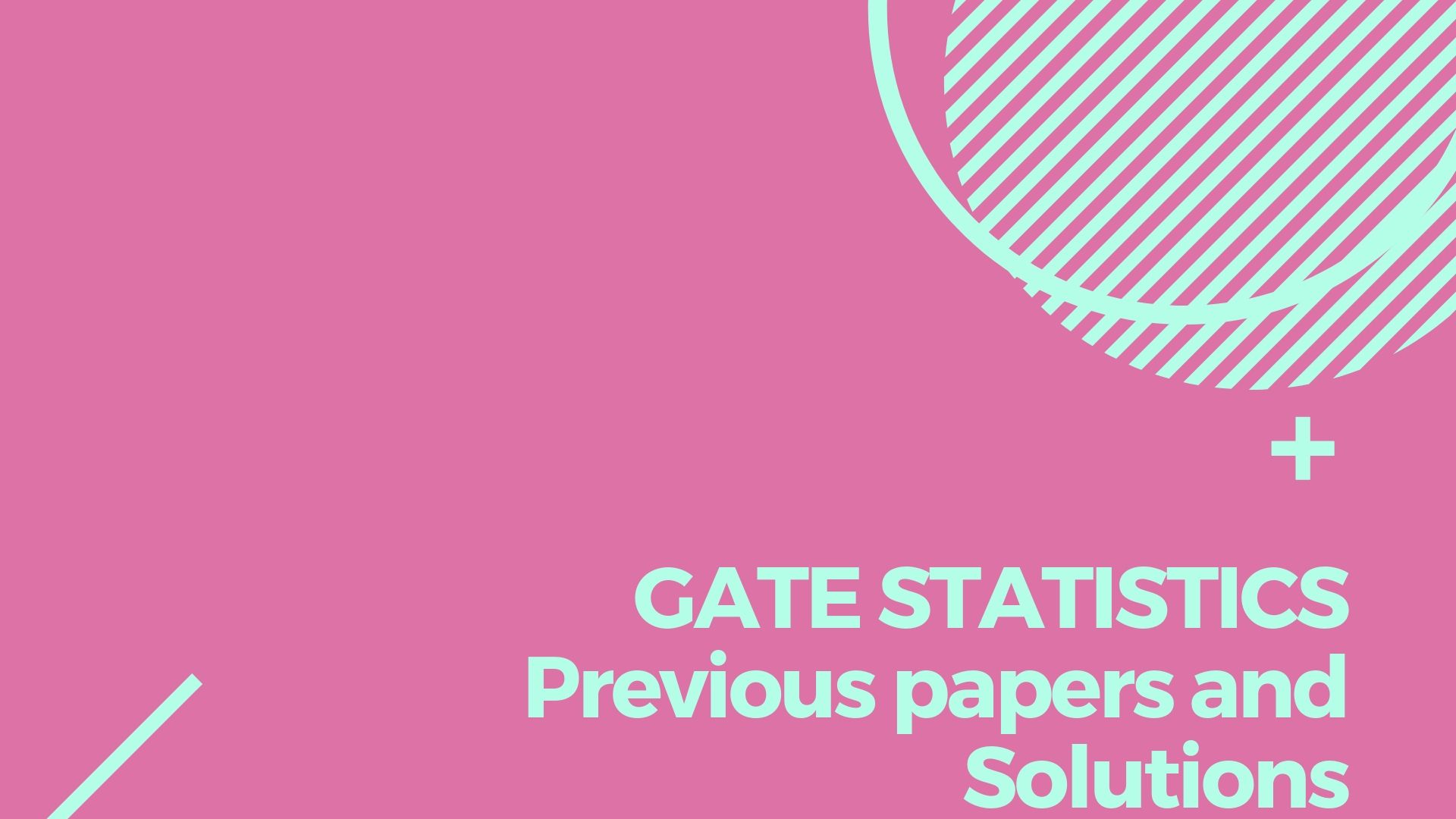 GATE ST Previous papers keys