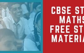CBSE STD 10 Maths free notes and materials