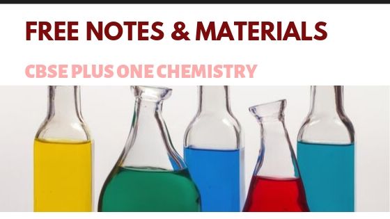 free notes materials referances for plus one chemistry