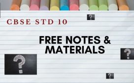 CBSE 10th complete study materials and notes