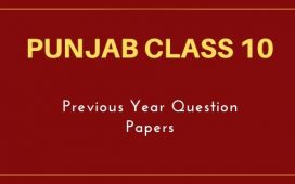 PSEB Board Exam Previous Papers