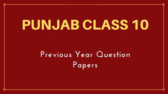 PSEB Board Exam Previous Papers