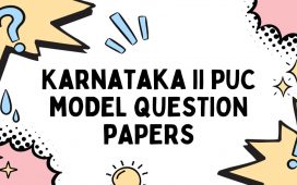 II PUC model papers