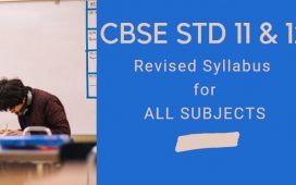Revised cbse syllabus for12th Board exam