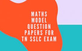 TN 10th Maths model papers