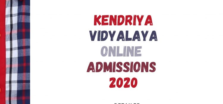 KV STD 1 Admission Instructions