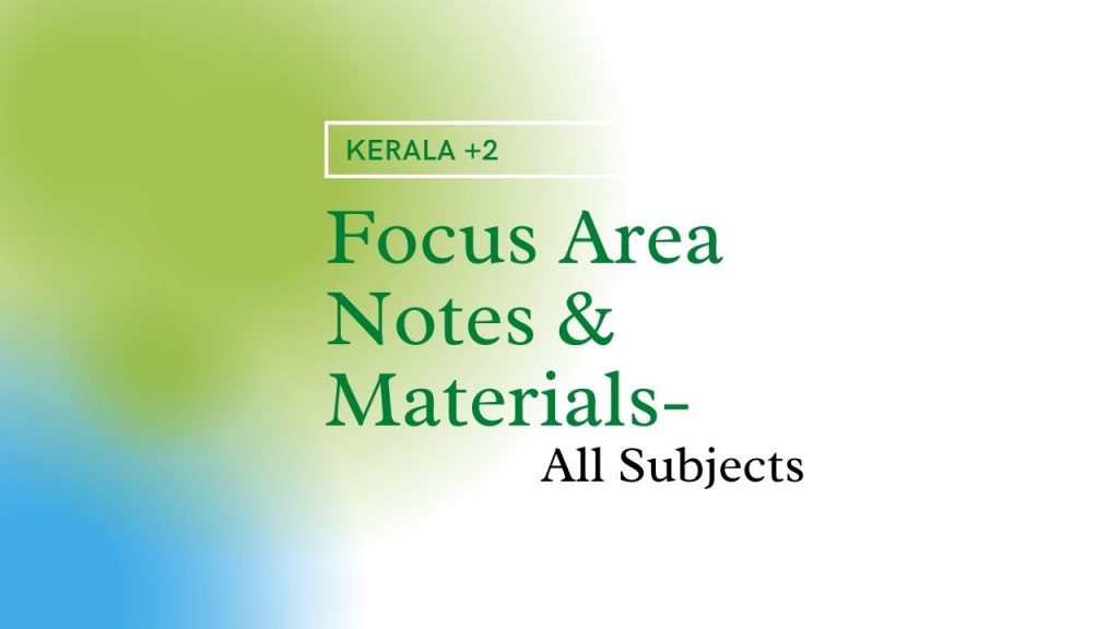 +2 focus area materials for all subjects