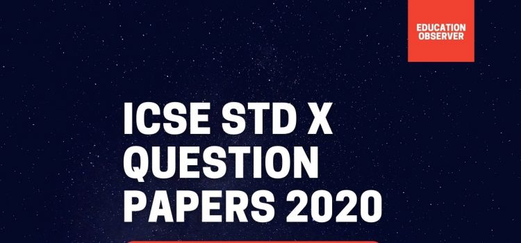 icse board exam 2020 question paper
