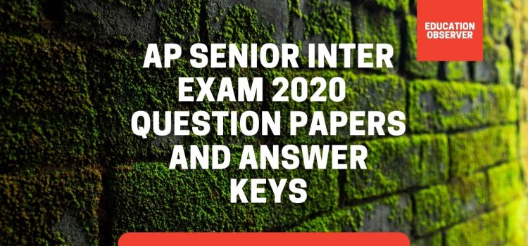 Andhra 12th solved papers 2020