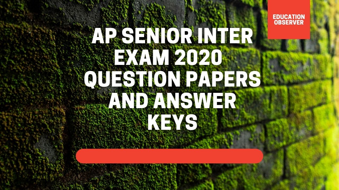 Andhra 12th solved papers 2020