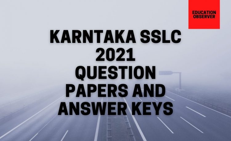 karnataka sslc 2021 answer key