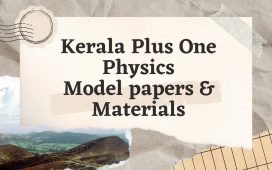+1 Physics question papers
