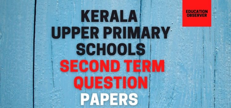Class 5,6&7 second term question papers