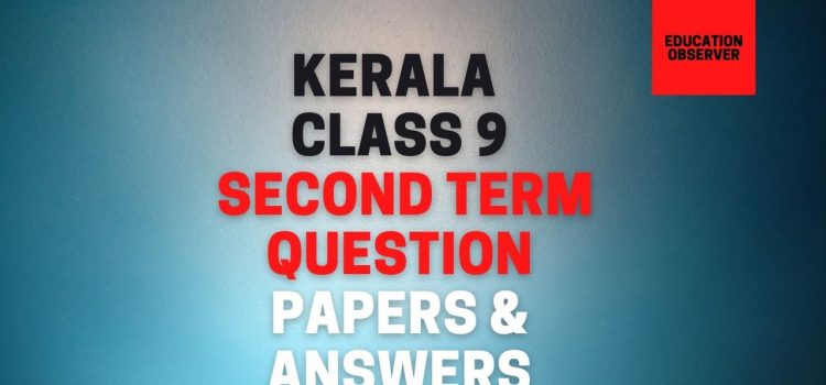 Kerala 9th christmas exam question paper