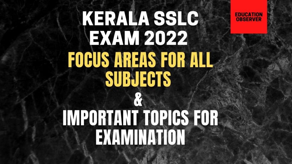 SSLC Focus Area 2022