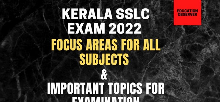 SSLC Focus Area 2022