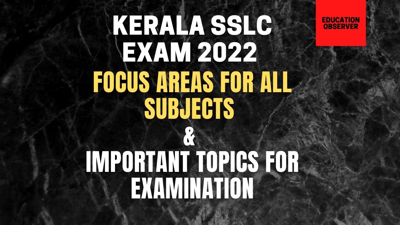 SSLC Focus Area 2022