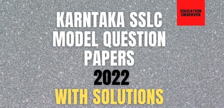 New Pattern SSLC Model paper Karnataka