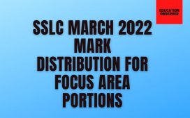SSLC Focus area marks