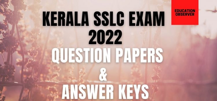 Kerala SSLC 2022 solved papers