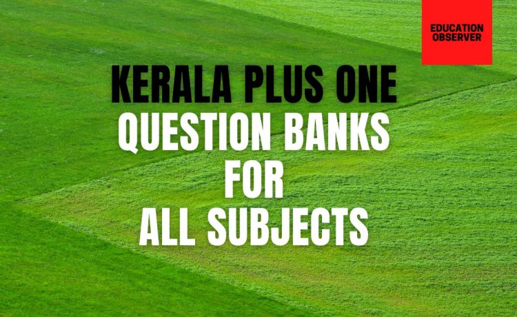 kerala plus one question banks