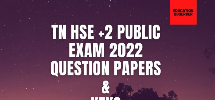 TN +2 Final exam 2022 solved papers