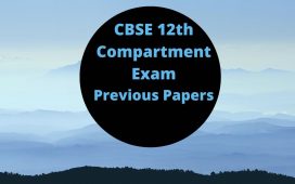 CBSE XII compartment exam question papers