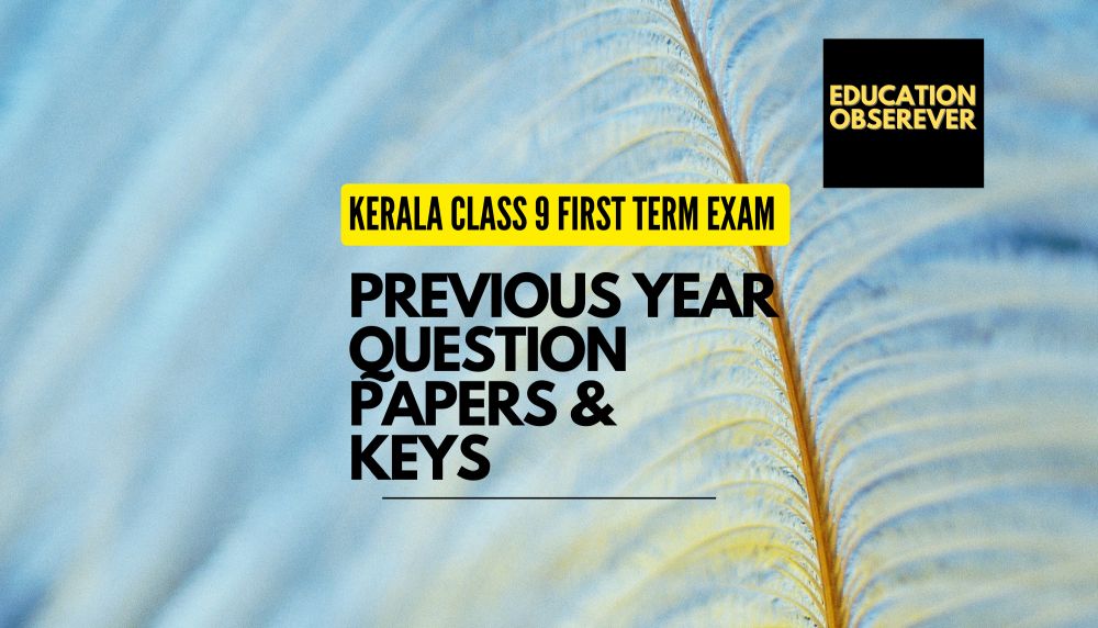 9th Onam exam previous papers