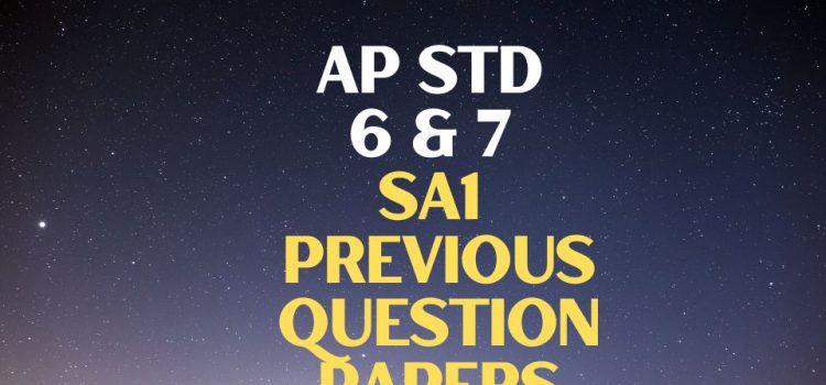 AP 6th 7th SA1 Model papers