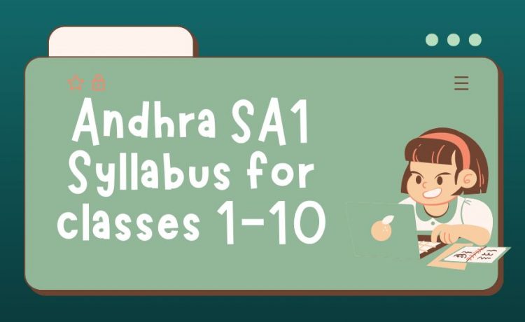 Andhra SA1 exam syllabis